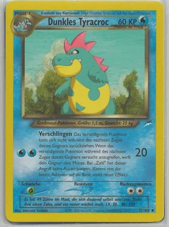 Pokémon-Karte Dunkles Tyracroc 032/105