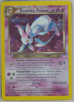 Pokémon-Karte Dunkles Psiana 004/105