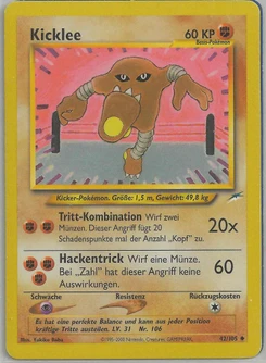 Pokémon-Karte Kicklee 042/105