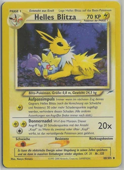 Pokémon-Karte Helles Blitza 048/105