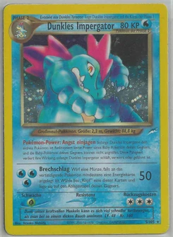 Pokémon-Karte Dunkles Impergator 005/105