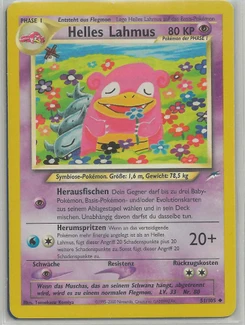 Pokémon-Karte Helles Lahmus 051/105