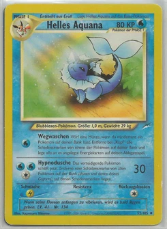 Pokémon-Karte Helles Aquana 052/105