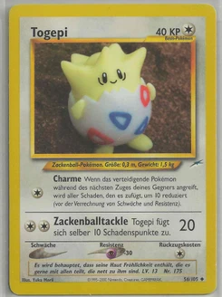 Pokémon-Karte Togepi 056/105