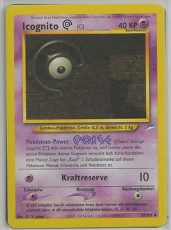 Pokémon-Karte Icognito C 057/105