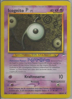 Pokémon-Karte Icognito P 058/105