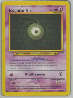 Pokémon-Karte Icognito Z 060/105