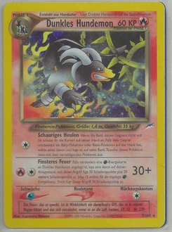 Pokémon-Karte Dunkles Hundemon 007/105
