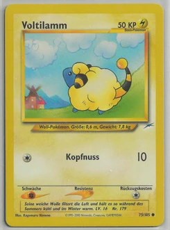 Pokémon-Karte Voltilamm 075/105