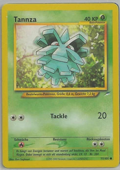 Pokémon-Karte Tannza 077/105