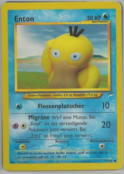 Pokémon-Karte Enton 079/105