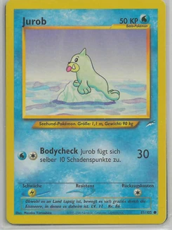 Pokémon-Karte Jurob 081/105