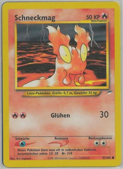Pokémon-Karte Schneckmag 082/105
