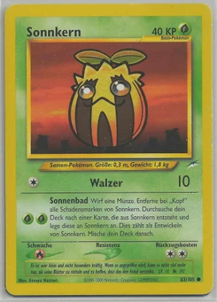 Pokémon-Karte Sonnkern 083/105