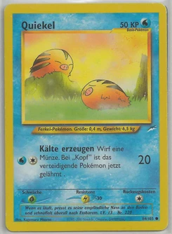 Pokémon-Karte Quiekel 084/105