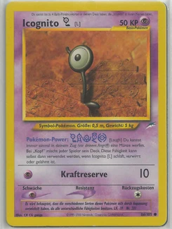 Pokémon-Karte Icognito L 086/105