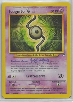 Pokémon-Karte Icognito S 087/105