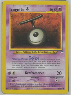 Pokémon-Karte Icognito T 088/105