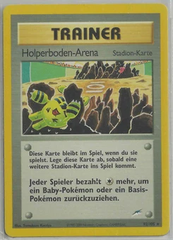 Pokémon-Karte Broken Ground Gym* 092/105