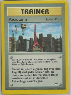 Pokémon-Karte Radio Turm 095/105