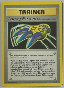 Pokémon-Karte Gegenangriffs-Klauen 097/105