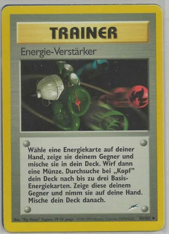 Pokémon-Karte Energie-Verstärker 098/105