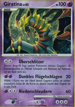 Pokémon-Karte Giratina 010/127