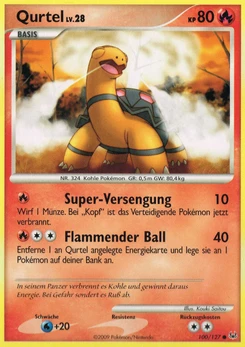 Pokémon-Karte Qurtel 100/127