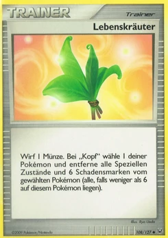 Pokémon-Karte Lebenskräuter 108/127