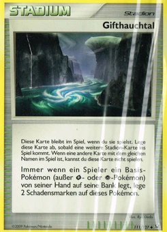 Pokémon-Karte Gifthauchtal 111/127