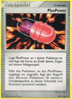 Pokémon-Karte PlusPower 112/127