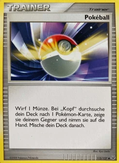 Pokémon-Karte Pokéball 113/127
