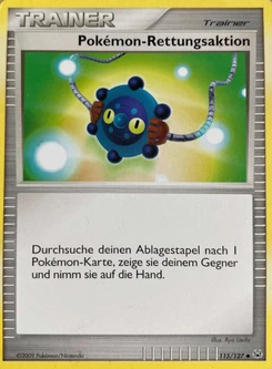 Pokémon-Karte Pokémon-Rettungsaktion 115/127