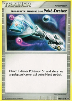 Pokémon-Karte Team Galaktiks Erfindung G-105 Poké-Dreher 118/127