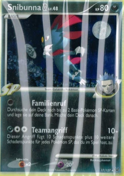 Pokémon-Karte Snibunna G 017/127