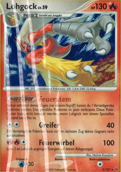 Pokémon-Karte Lohgock 003/127