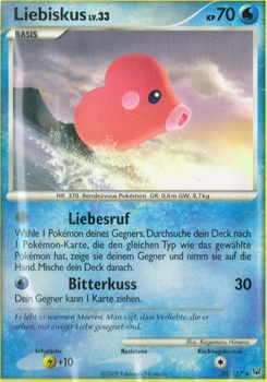Pokémon-Karte Liebiskus 035/127
