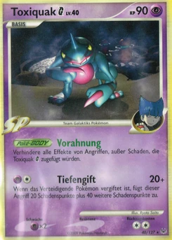 Pokémon-Karte Toxiquak G 040/127