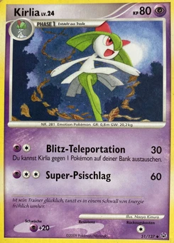 Pokémon-Karte Kirlia 051/127