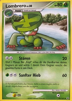 Pokémon-Karte Lombrero 052/127