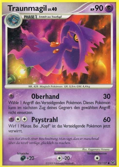 Pokémon-Karte Traunmagil 055/127