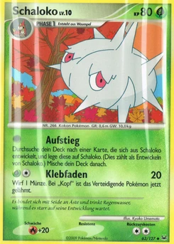 Pokémon-Karte Schaloko 063/127