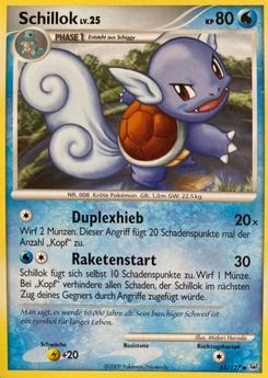 Pokémon-Karte Schillok 065/127