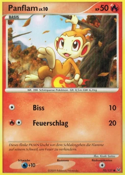 Pokémon-Karte Panflam 070/127