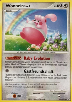 Pokémon-Karte Wonneira 076/127