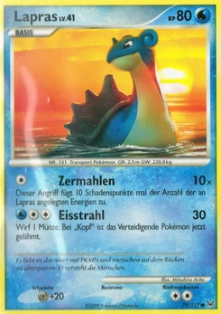 Pokémon-Karte Lapras 079/127