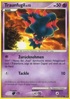 Pokémon-Karte Traunfugil 083/127