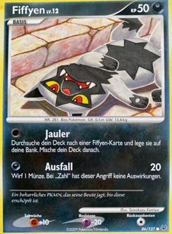 Pokémon-Karte Fiffyen 086/127