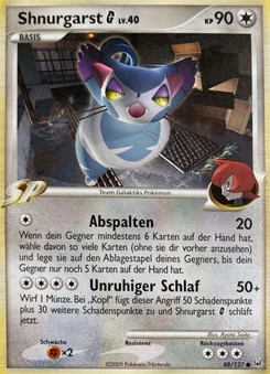 Pokémon-Karte Shnurgarst G 088/127