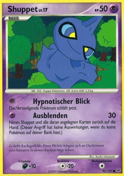 Pokémon-Karte Shuppet 092/127